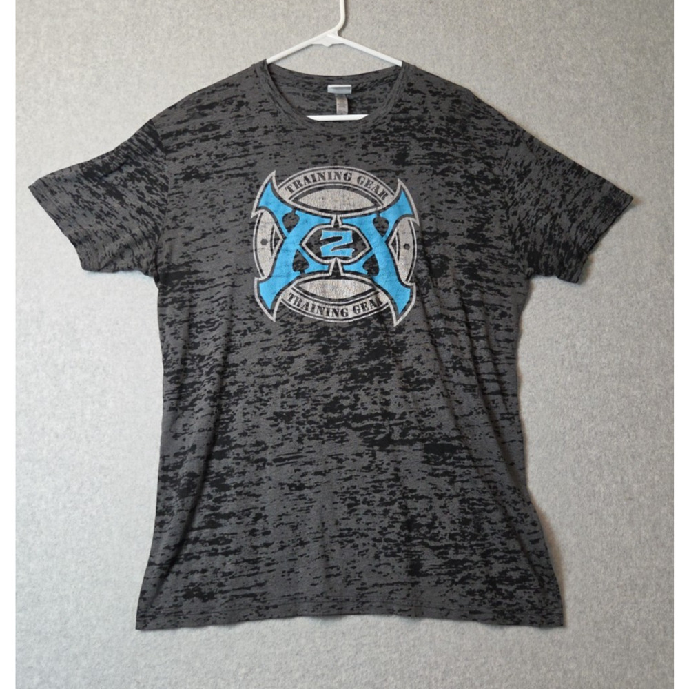 American Fighter Buckle Gray SS X2X Training Gear Graphic Tee Shirt Men's XL